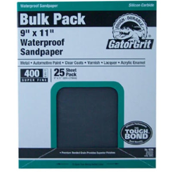 Gator Finishing 4241 9 x 11 in. 220G Sandpaper, 10PK 214429 - main